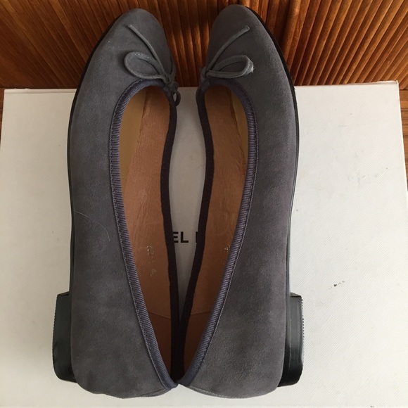 Grey Suede Ballet Flats - Picture 6 of 16